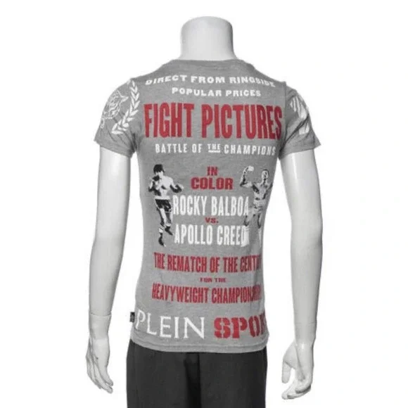 Plein Sport Rocky Apollo‎ Creed Deadstock New With Tag Shirt Size XS